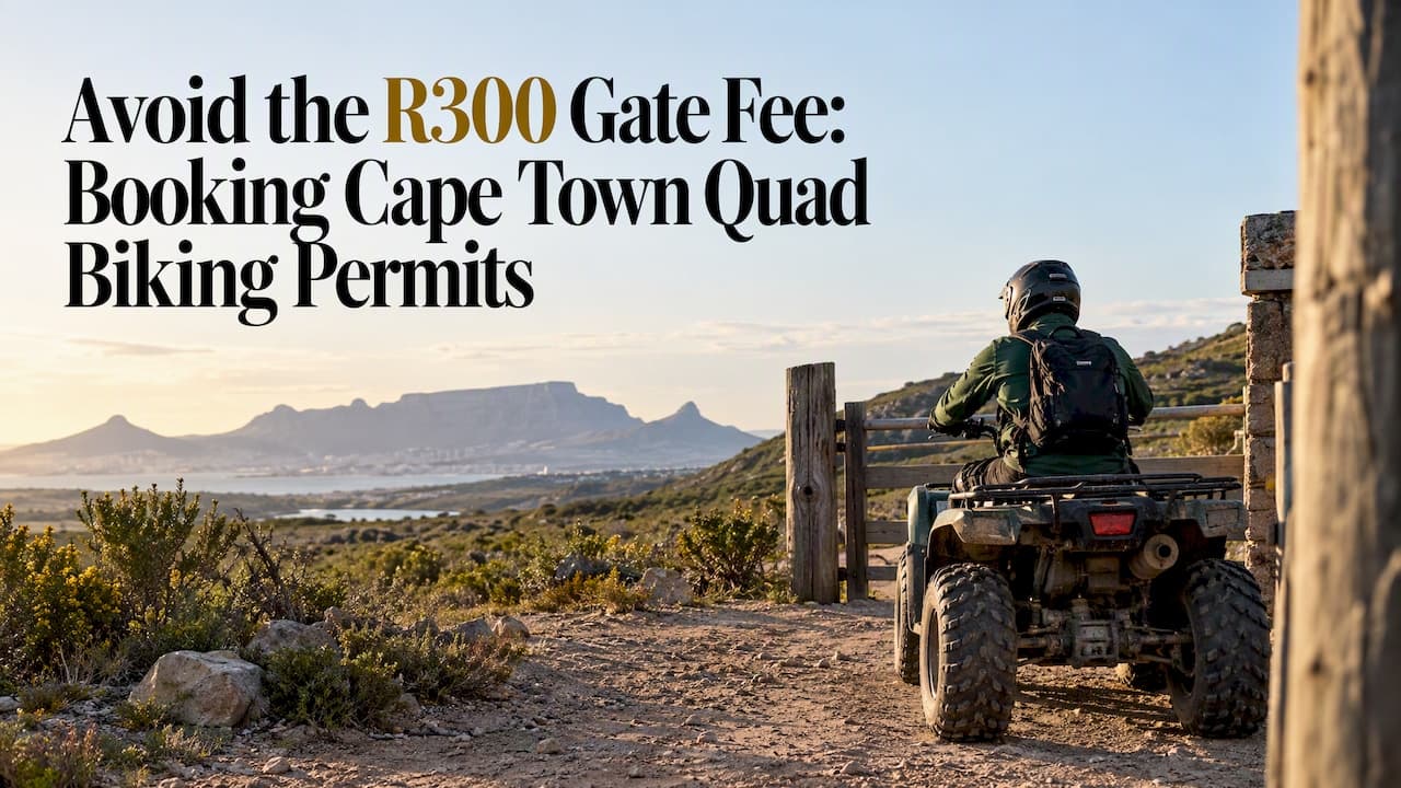 Avoid the R300 Gate Fee: Cape Town Quad Biking, Permits & Booking