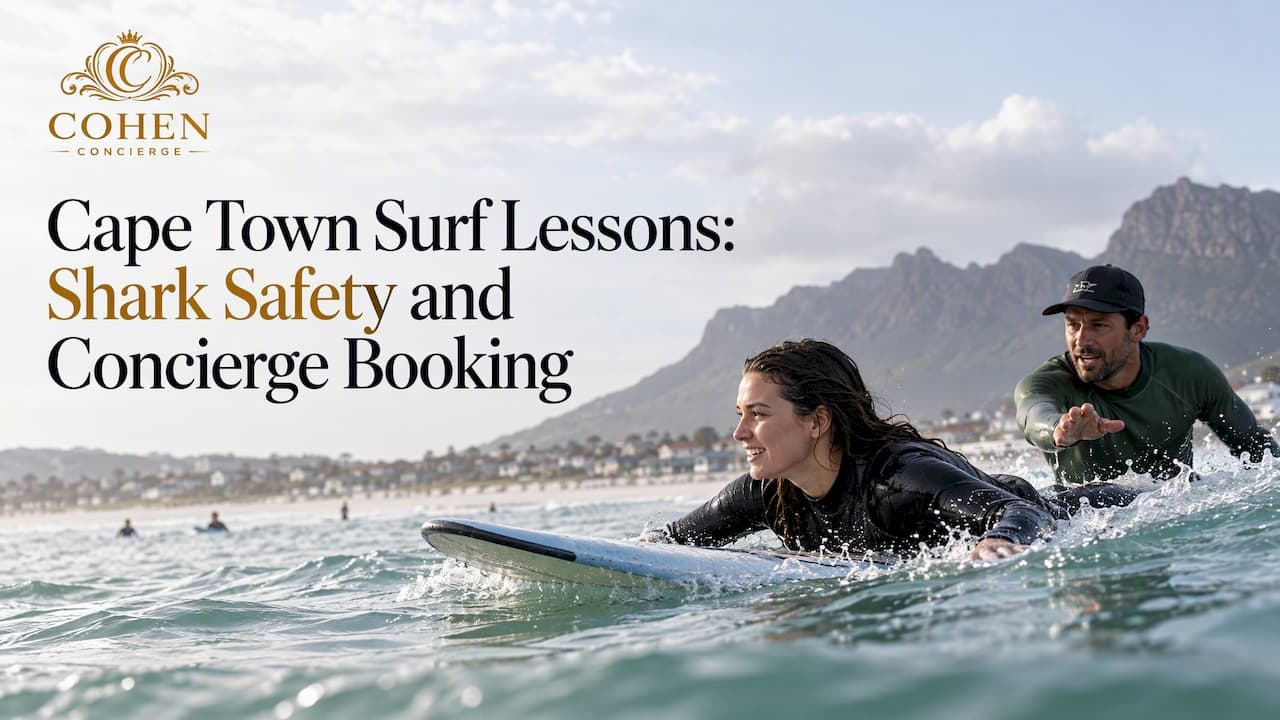 Cape Town Surf Lessons: Shark Safety and Concierge Booking